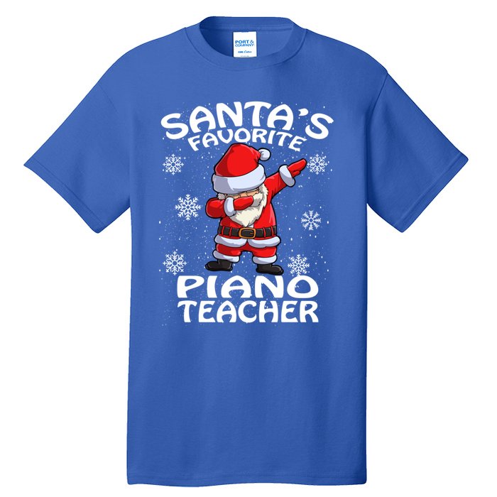 SantaS Favorite Piano Teacher Christmas Great Gift Tall T-Shirt