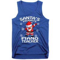 SantaS Favorite Piano Teacher Christmas Great Gift Tank Top