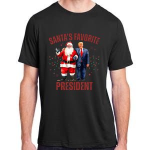 SantaS Favorite President Christmas Trump Xmas Adult ChromaSoft Performance T-Shirt