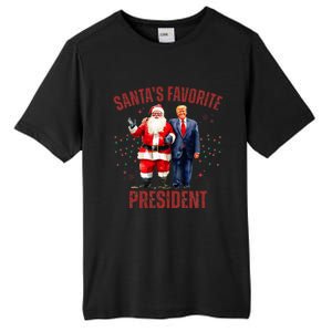 SantaS Favorite President Christmas Trump Xmas Tall Fusion ChromaSoft Performance T-Shirt