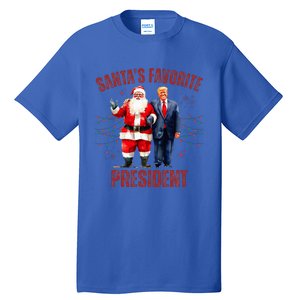 SantaS Favorite President Christmas Trump Xmas Tall T-Shirt