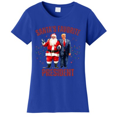 SantaS Favorite President Christmas Trump Xmas Women's T-Shirt