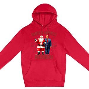 SantaS Favorite President Christmas Trump Xmas Premium Pullover Hoodie