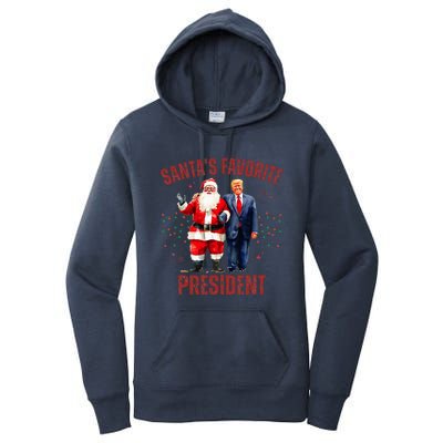 SantaS Favorite President Christmas Trump Xmas Women's Pullover Hoodie