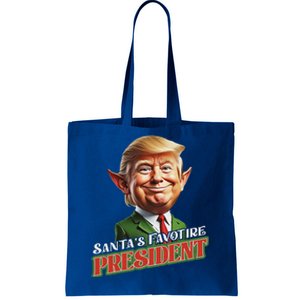 SantaS Favorite President Donald Trump Elf Christmas Maga Tote Bag