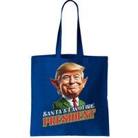 SantaS Favorite President Donald Trump Elf Christmas Maga Tote Bag