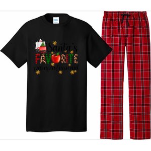 SantaS Favorite Para Christmas Paraprofessional Teacher Gift Pajama Set