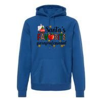 SantaS Favorite Para Christmas Paraprofessional Teacher Gift Premium Hoodie