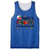 SantaS Favorite Para Christmas Paraprofessional Teacher Gift Mesh Reversible Basketball Jersey Tank