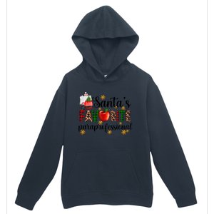 SantaS Favorite Para Christmas Paraprofessional Teacher Gift Urban Pullover Hoodie