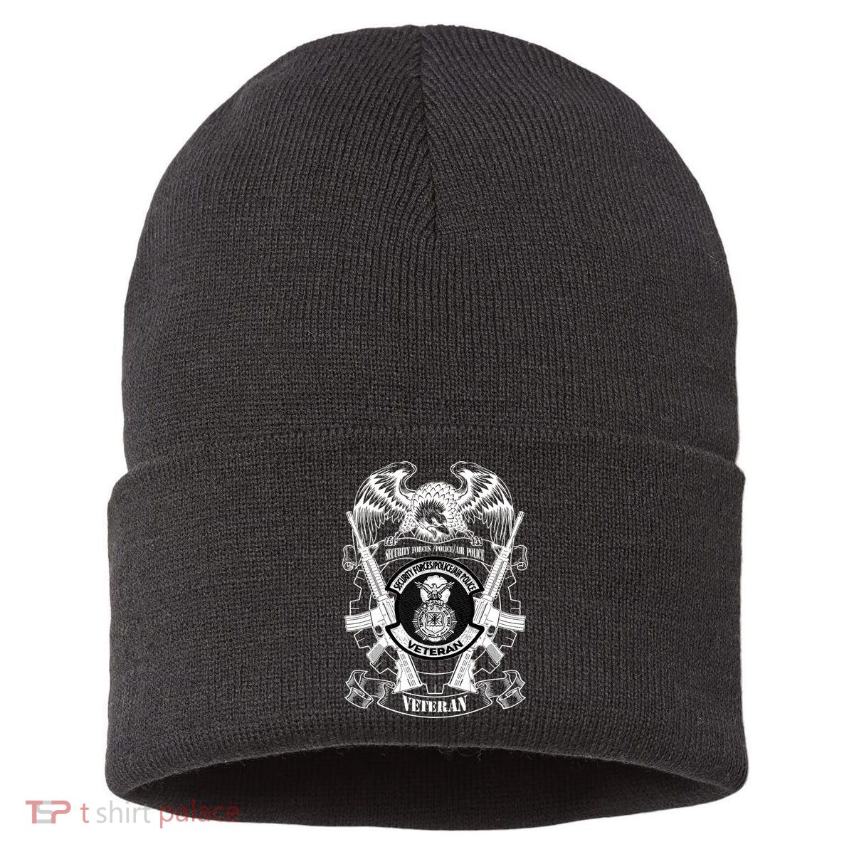 Security Forces Police Air Police Veteran Sustainable Knit Beanie