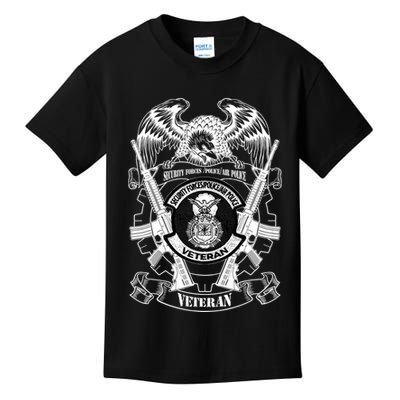 Security Forces Police Air Police Veteran Kids T-Shirt