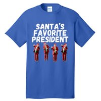 SantaS Favorite President Funny Trump Dance Santa Hat Gift Tall T-Shirt