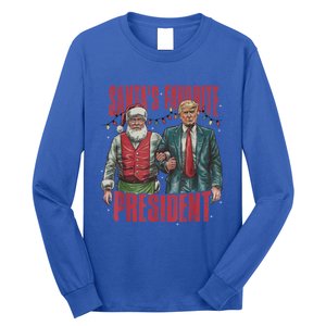 SantaS Favorite President Funny Trump Cool Gift Long Sleeve Shirt