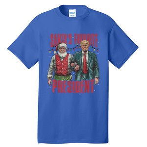 SantaS Favorite President Funny Trump Cool Gift Tall T-Shirt