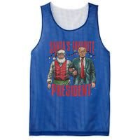 SantaS Favorite President Funny Trump Cool Gift Mesh Reversible Basketball Jersey Tank