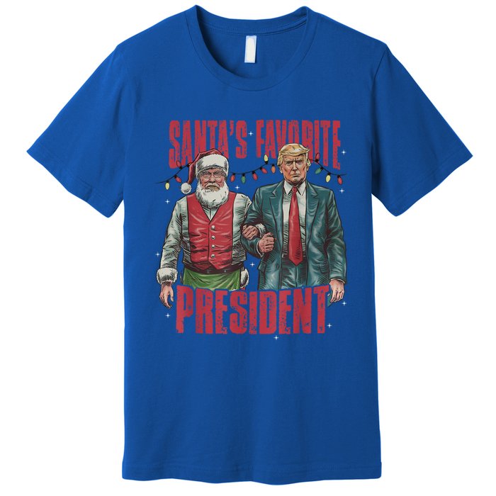 SantaS Favorite President Funny Trump Cool Gift Premium T-Shirt