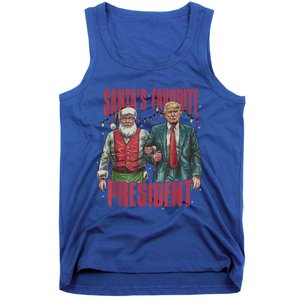 SantaS Favorite President Funny Trump Cool Gift Tank Top