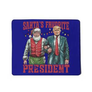 SantaS Favorite President Funny Trump Santa Claus Christmas Great Gift Mousepad