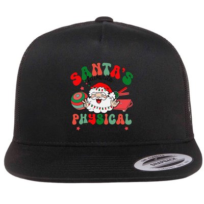 SantaS Favorite Physical Therapist Christmas Therapy Flatbill Hat