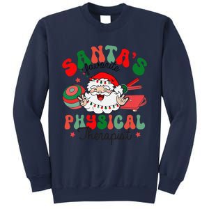 SantaS Favorite Physical Therapist Christmas Therapy Sweatshirt