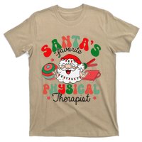 SantaS Favorite Physical Therapist Christmas Therapy T-Shirt