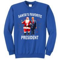 SantaS Favorite President Funny Trump Meaningful Gift Sweatshirt