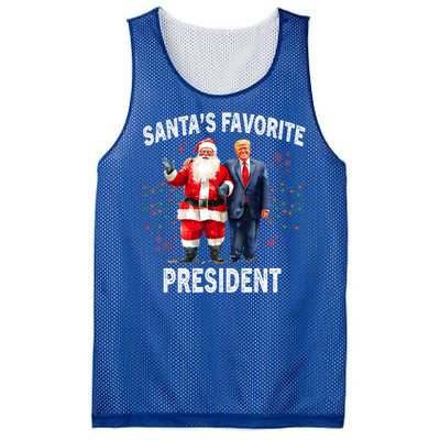 SantaS Favorite President Funny Trump Meaningful Gift Mesh Reversible Basketball Jersey Tank