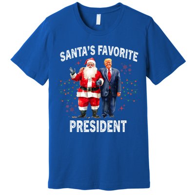 SantaS Favorite President Funny Trump Meaningful Gift Premium T-Shirt