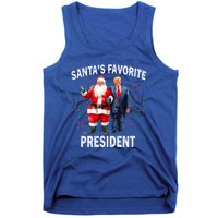 SantaS Favorite President Funny Trump Meaningful Gift Tank Top