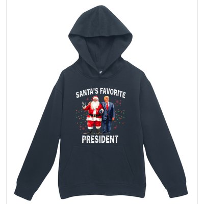 SantaS Favorite President Funny Trump Meaningful Gift Urban Pullover Hoodie