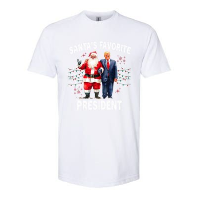 SantaS Favorite President Funny Trump Meaningful Gift Softstyle CVC T-Shirt