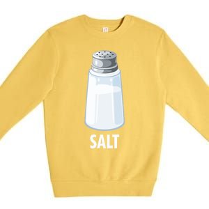 Salt Funny Pepper Salt Group Matching Halloween Gift Premium Crewneck Sweatshirt