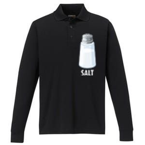 Salt Funny Pepper Salt Group Matching Halloween Gift Performance Long Sleeve Polo