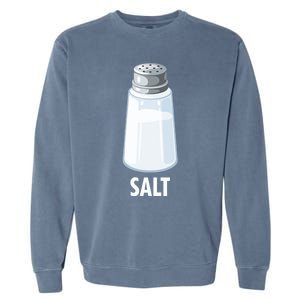 Salt Funny Pepper Salt Group Matching Halloween Gift Garment-Dyed Sweatshirt