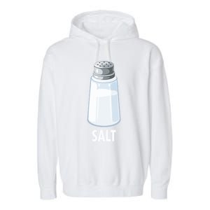 Salt Funny Pepper Salt Group Matching Halloween Gift Garment-Dyed Fleece Hoodie