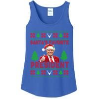 SantaS Favorite President Funny Trump Ugly Xmas Great Gift Ladies Essential Tank