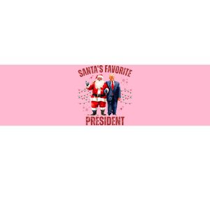 SantaS Favorite President Christmas Funny Trump Xmas Pajama Bumper Sticker