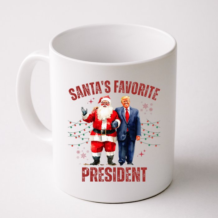 SantaS Favorite President Christmas Funny Trump Xmas Pajama Coffee Mug