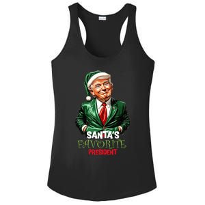 SantaS Favorite President Santa Elf Trump 2024 Christmas Gift Ladies PosiCharge Competitor Racerback Tank