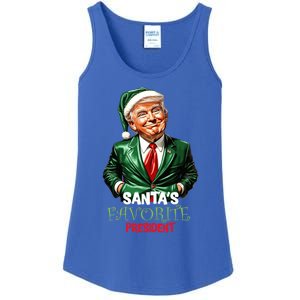 SantaS Favorite President Santa Elf Trump 2024 Christmas Gift Ladies Essential Tank