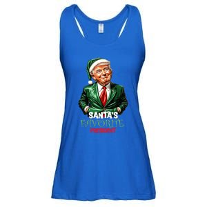 SantaS Favorite President Santa Elf Trump 2024 Christmas Gift Ladies Essential Flowy Tank