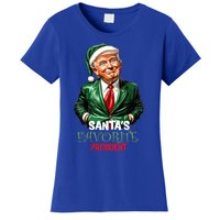 SantaS Favorite President Santa Elf Trump 2024 Christmas Gift Women's T-Shirt