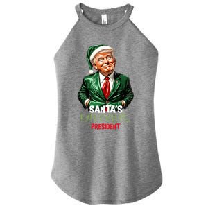 SantaS Favorite President Santa Elf Trump 2024 Christmas Gift Women's Perfect Tri Rocker Tank