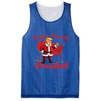 SantaS Favorite President Trump As Santa Results Map Funny Gift Mesh Reversible Basketball Jersey Tank