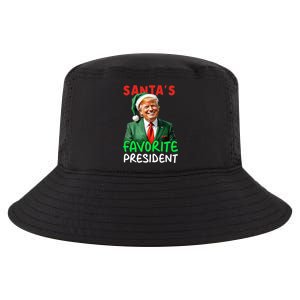 SantaS Favorite President Trump Christmas Santa Hat Cool Comfort Performance Bucket Hat