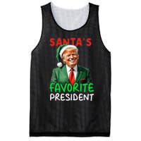 SantaS Favorite President Trump Christmas Santa Hat Mesh Reversible Basketball Jersey Tank