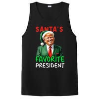 SantaS Favorite President Trump Christmas Santa Hat PosiCharge Competitor Tank