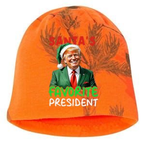 SantaS Favorite President Trump Christmas Santa Hat Kati - Camo Knit Beanie