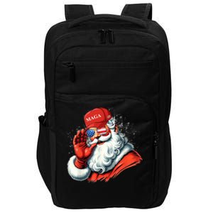 SantaS Favorite President Trump Christmas Santa Hat Funny Gift Impact Tech Backpack